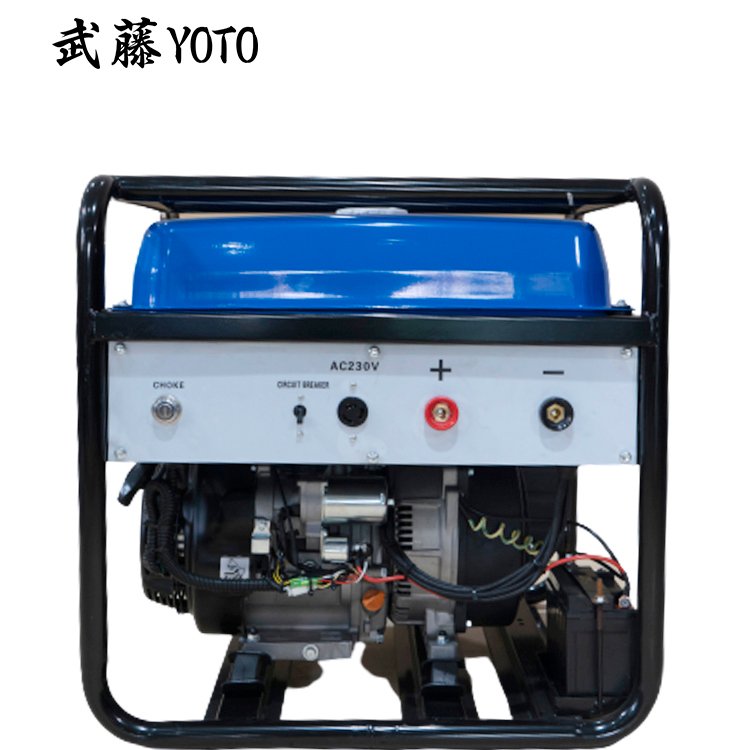 家用手提式190A柴油發(fā)電焊機(jī)無電源施工型號(hào)YOTO190A武藤動(dòng)力