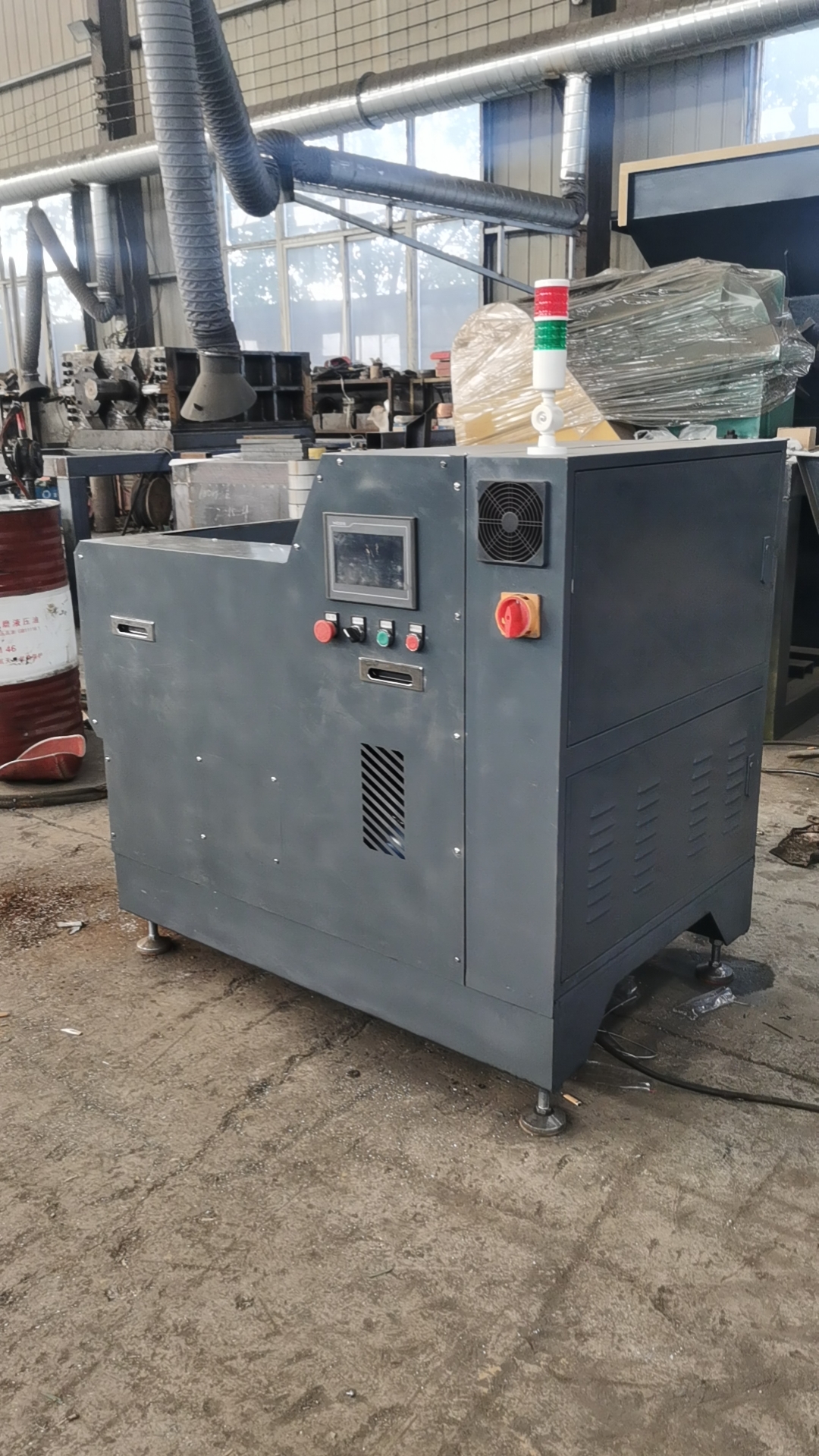 自動翻包鐵屑鋁屑金屬打包機廢鋁邊角料金屬壓塊機鑫悅