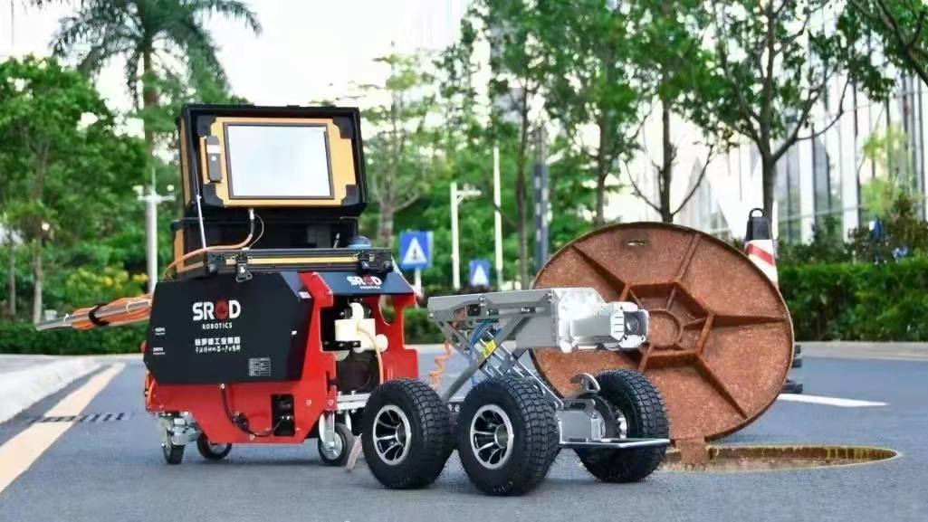 施羅德管道機(jī)器人S200CHD進(jìn)口電機(jī)高清鏡頭還原管道真實效果