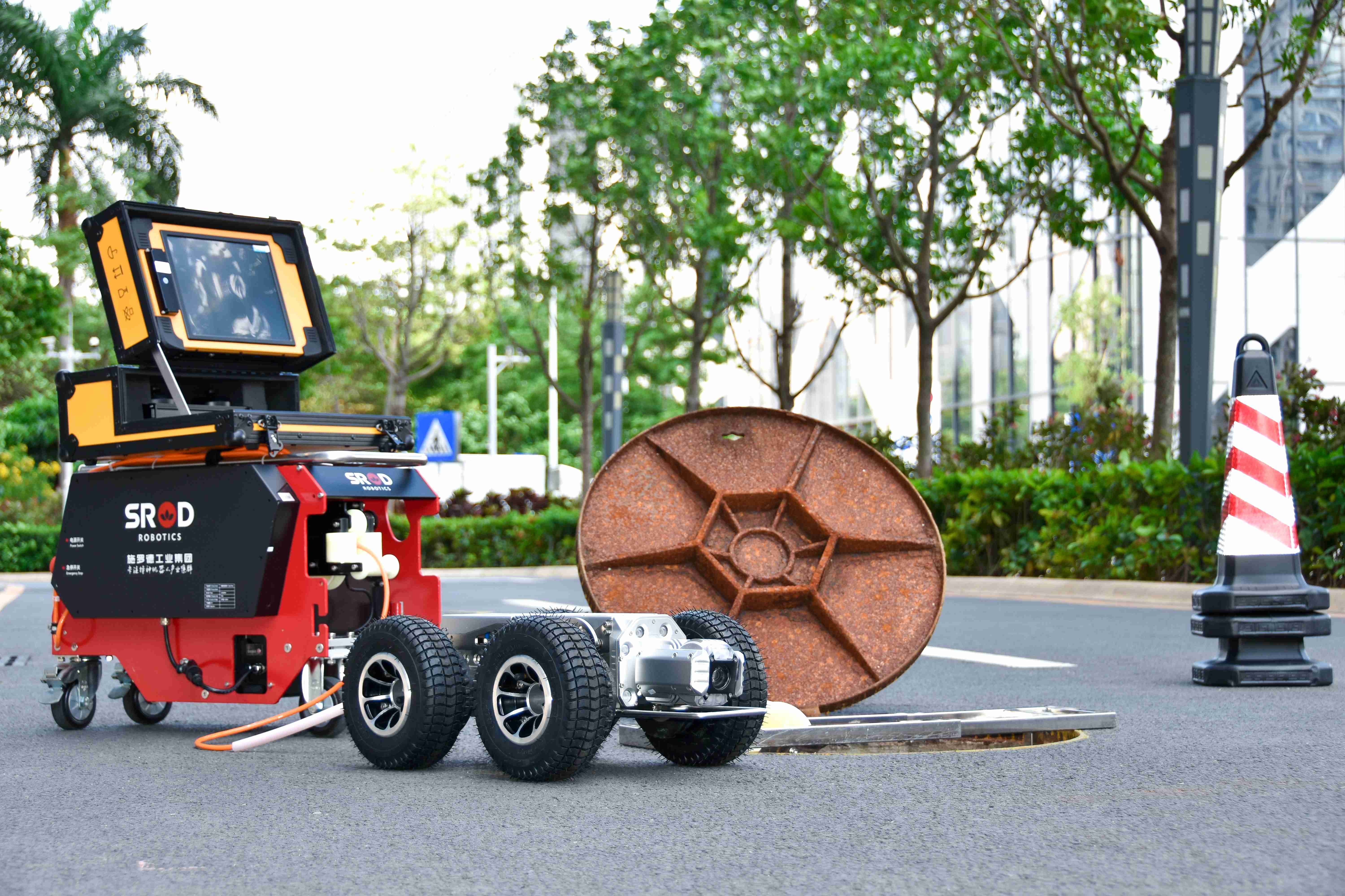 管道檢測管道機器人SINGA300E適用于沉積淤堵?lián)p壞腐蝕變形