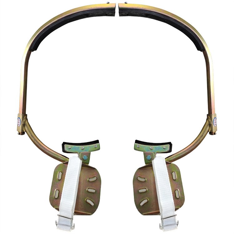 電力電工腳扣電桿腳爬蹬桿國標(biāo)爬電線桿350型500型加厚型防滑鞋