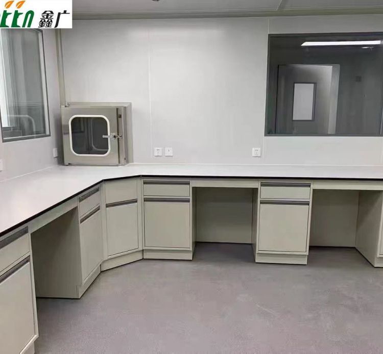 供應全鋼鋼木實驗室邊臺操作臺通風櫥柜定制