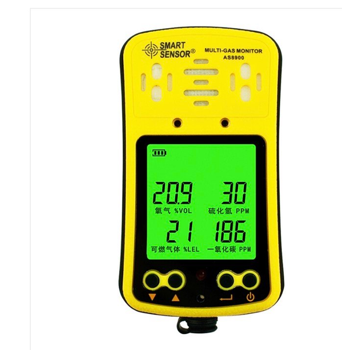 ?，斔暮弦粴怏w檢測儀AS8900檢測氧氣\/一氧化碳\/硫化氫\/可燃氣體