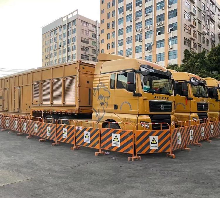 靜音柴油發(fā)電機組租賃多功率段設備儲量滿足各種容量的需求