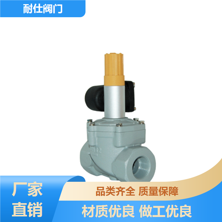 DN32鋁合金螺紋常閉型工業(yè)級電磁閥燃氣緊急切斷閥帶儲能耐仕閥門