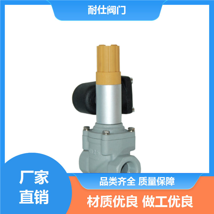 DN25鋁合金螺紋常閉型電磁閥燃?xì)饩o急切斷閥帶儲能耐仕閥門