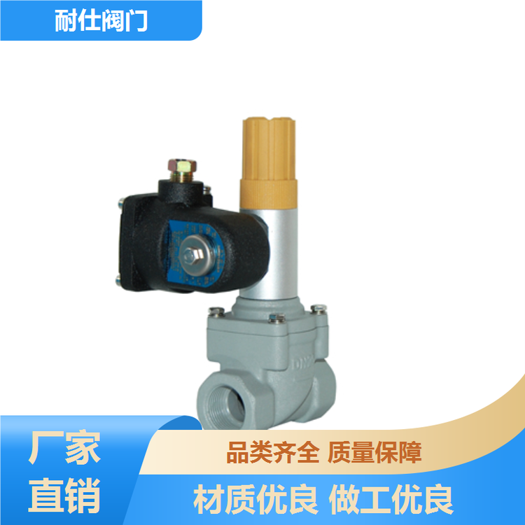 DN25鋁合金螺紋常閉型工業(yè)級(jí)電磁閥燃?xì)饩o急切斷閥帶儲(chǔ)能耐仕閥門