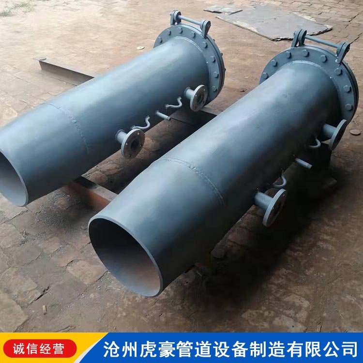 長輸管道清洗虎豪DN219檢測(cè)燃?xì)馐瞻l(fā)球筒裝置管可定制