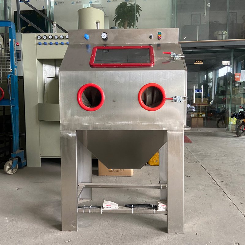 水噴砂機(jī)濕式噴砂設(shè)備不銹鋼去劃痕處理模具精密加工提高精密度