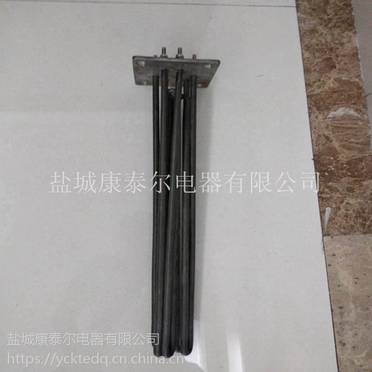 方形法蘭式電加熱管不銹鋼方形法蘭加熱管