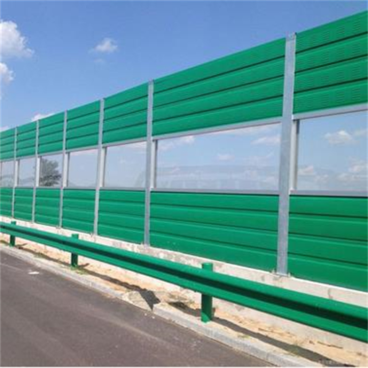 高速公路聲屏障消音降噪隔音墻浩展定制工廠(chǎng)降噪屏消音板
