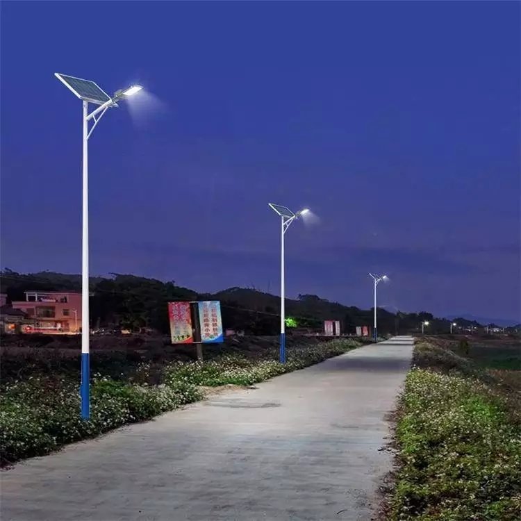免維護(hù)60w80w100W鋰電池8米9米10米太陽能路燈