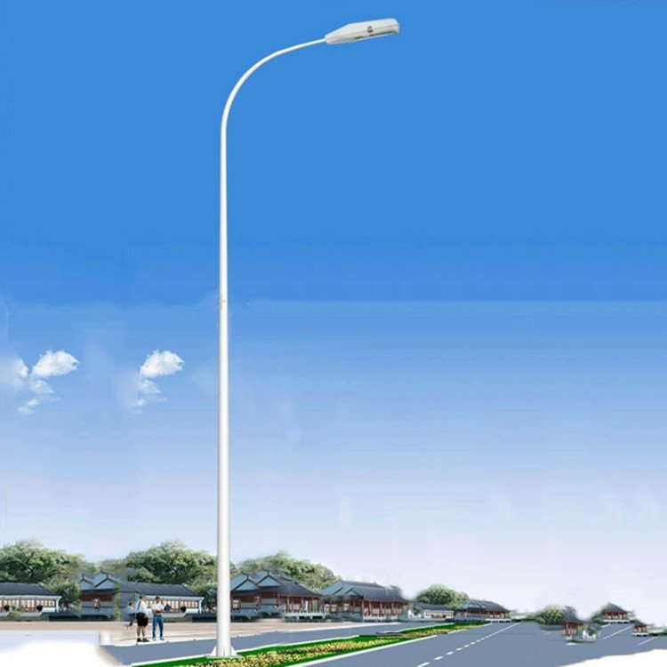 6米市電雙頭led道路燈單彎雙臂高低臂路燈兩燈頭廠家批發(fā)