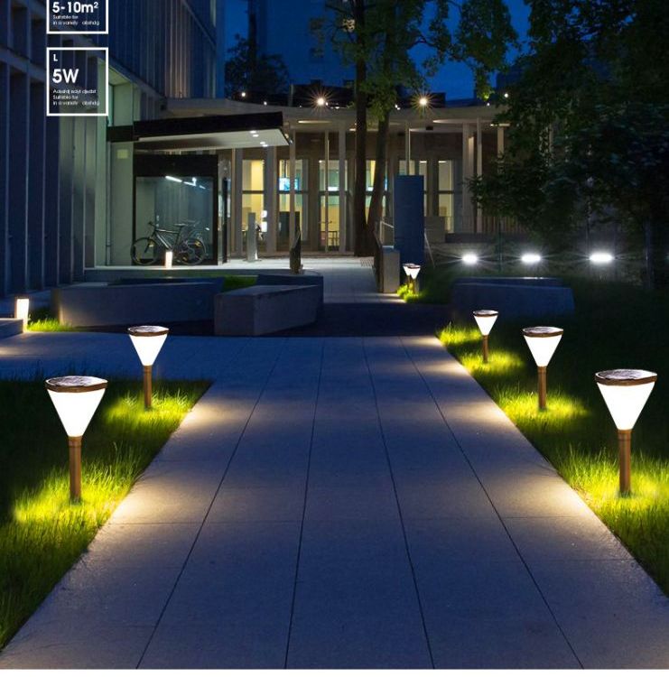 小區(qū)園林景觀民宿別墅花園庭院led戶外簡約防水草坪燈草地插地燈