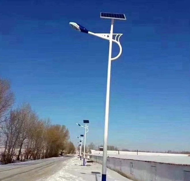 6米太陽(yáng)能燈小區(qū)道路照明led太陽(yáng)能庭院路燈支持定制