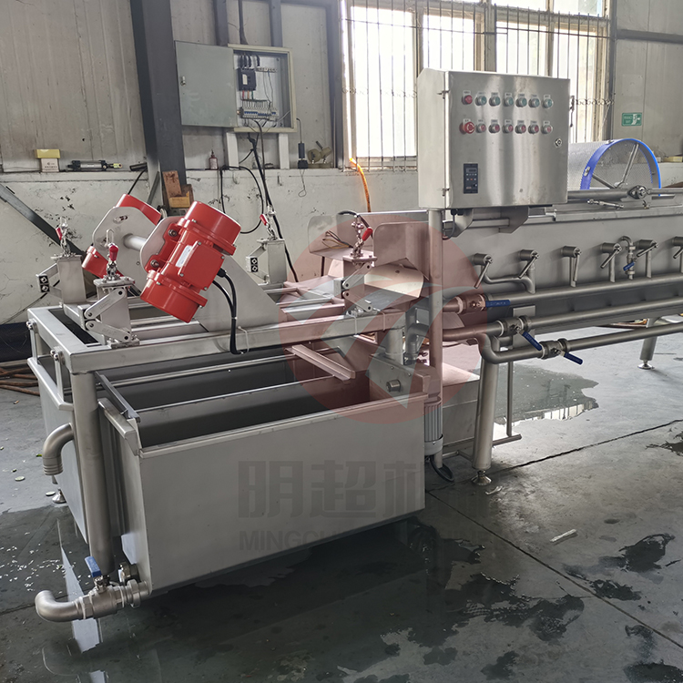 明超中央廚房凈菜加工配套設(shè)備萵苣片渦流清洗機(jī)器