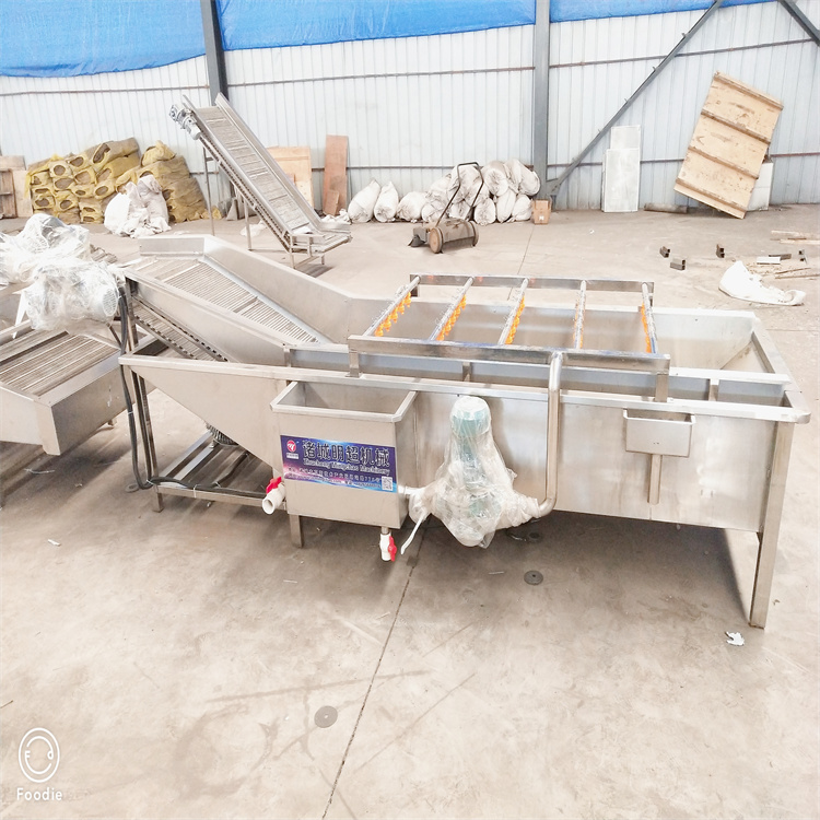 多功能蔬菜清洗機(jī)大型全自動水果清洗流水線果蔬氣泡清洗機(jī)