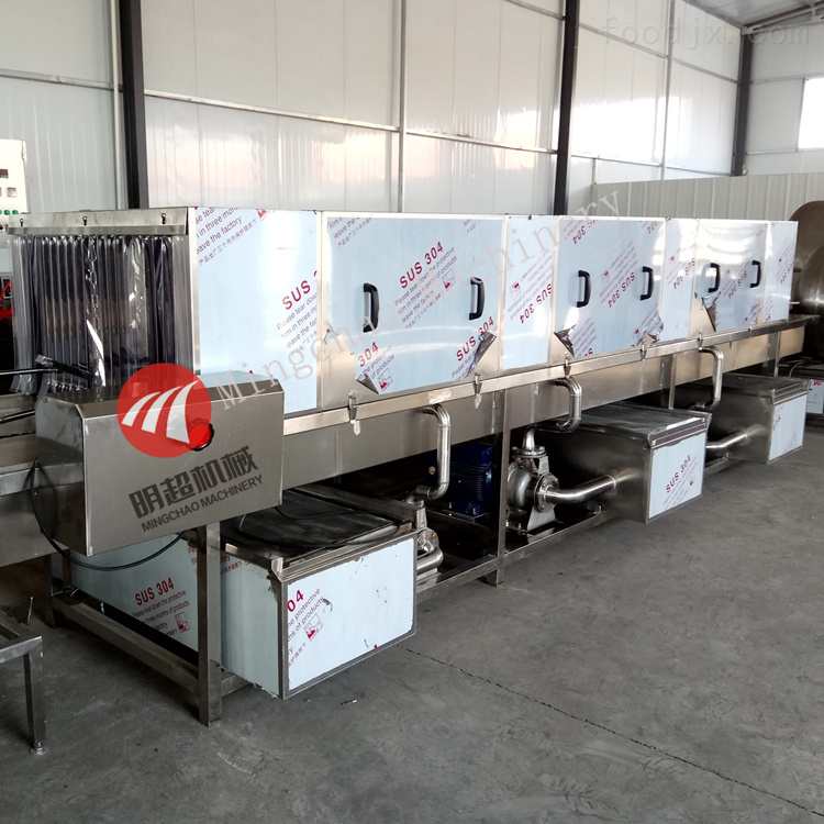 餐盤洗盤機物流配送框清洗機全自動隧道平放式果蔬框去油污設備