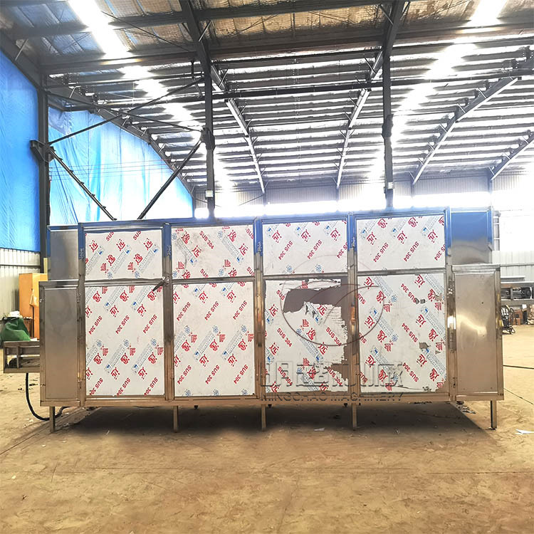 明超大型食品廠無花果烘干流水線蒸汽加熱水果多層烘干機器