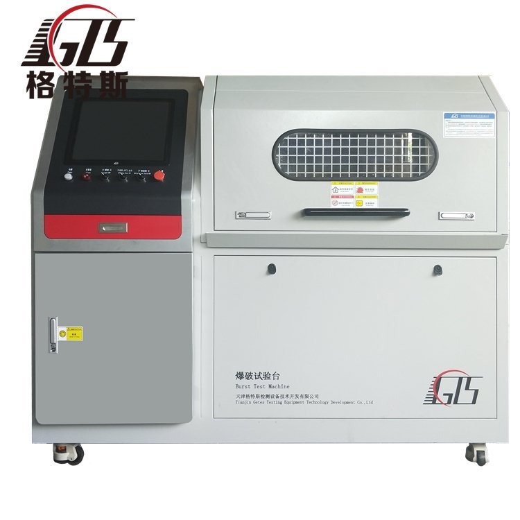 格特斯汽車燃油箱油氣分離器礦用高壓膠管爆破試驗(yàn)臺(tái)