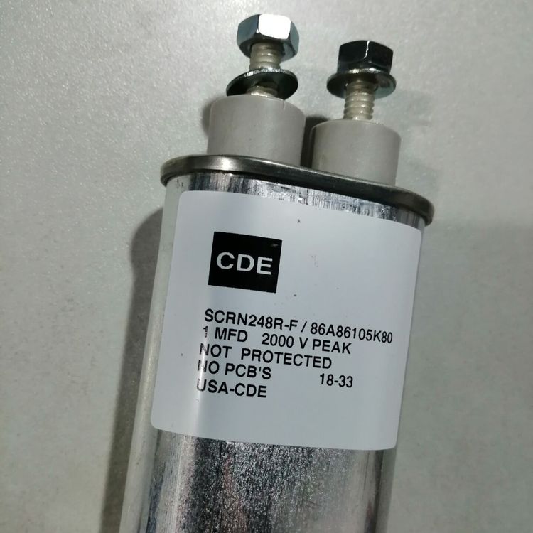 CDE電容器全系列銷售SCRN248R-F1uf2000V紙介電容