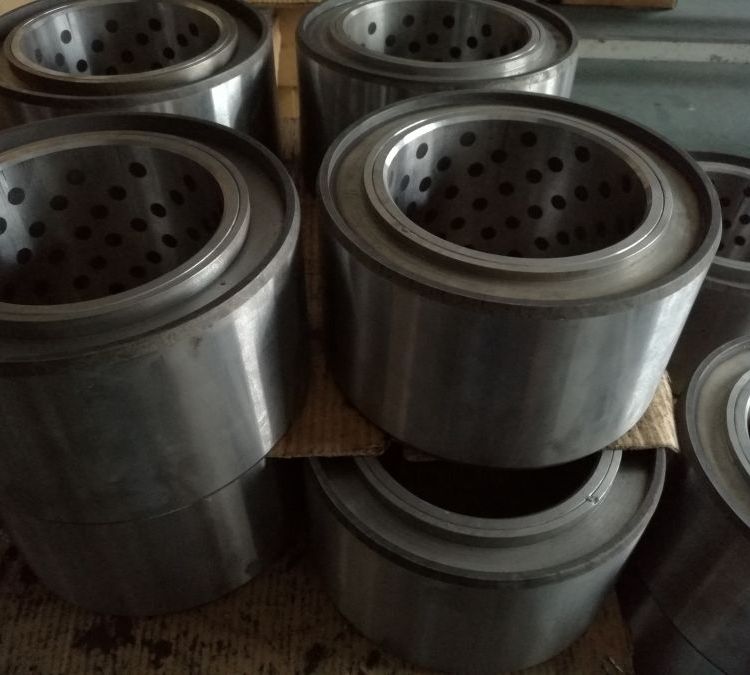 軸承鋼石墨鋼套,鋼基鑲嵌石墨軸承,自潤滑鋼套,燒結(jié)機臺車滾輪
