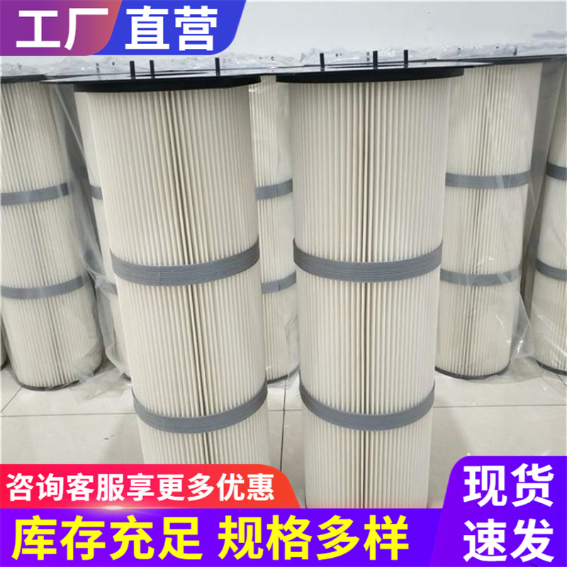 聚酯纖維除塵濾芯凈化過濾器3266脈沖濾筒使用與制藥廠鋼材