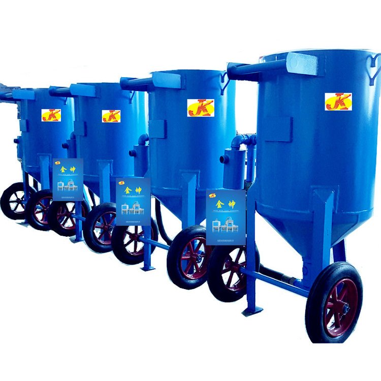 開放高壓式除銹噴砂機(jī)鋼構(gòu)橋梁汽車去油噴砂設(shè)備南方金坤