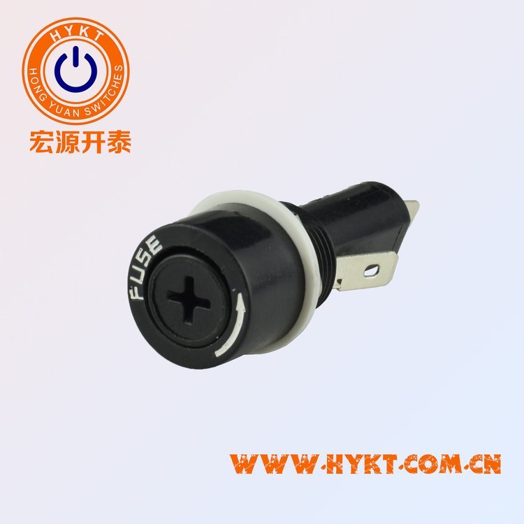 供應6*30可防水可配保險絲的十字頭保險絲管座型號FH15-22A