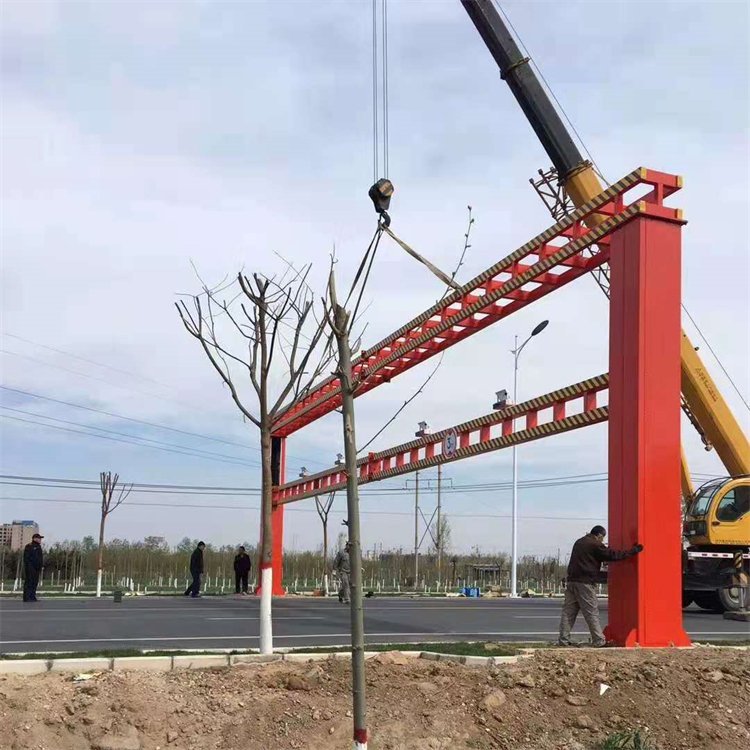 浩龍機(jī)械電動(dòng)限高架廠家智能公路限高桿HL-47SK
