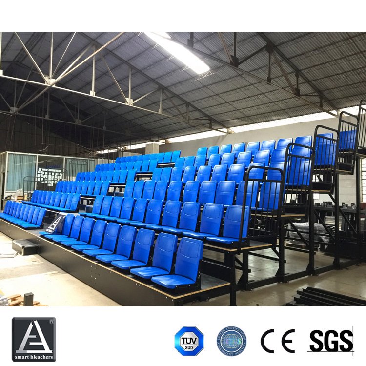 定制會議室禮堂鋼結(jié)構(gòu)鐵看臺球場體育器材電動伸縮座椅直供廠家