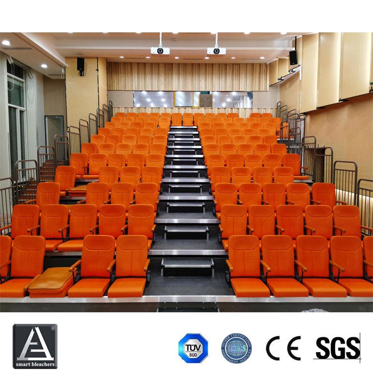 宵上直供文化中心劇場(chǎng)室內(nèi)伸縮看臺(tái)專(zhuān)業(yè)定制質(zhì)保期長(zhǎng)