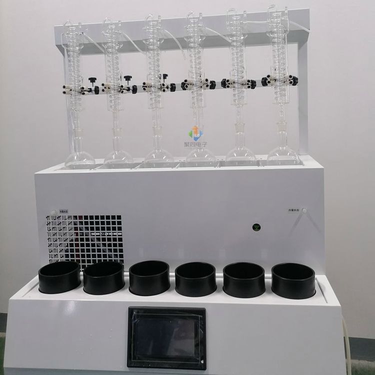 食品酒精蒸餾裝置JT-ZL6A內(nèi)置進(jìn)口品牌壓縮機(jī)冷卻水循環(huán)系統(tǒng)