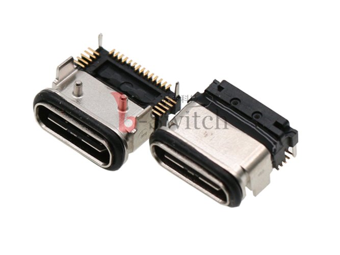 IP67防水TYPE-C24PIN母座超速貨期品質(zhì)保障