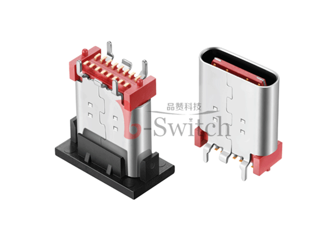 直立式SMT16pinTypeC母座廠家直銷(xiāo)庫(kù)存充足