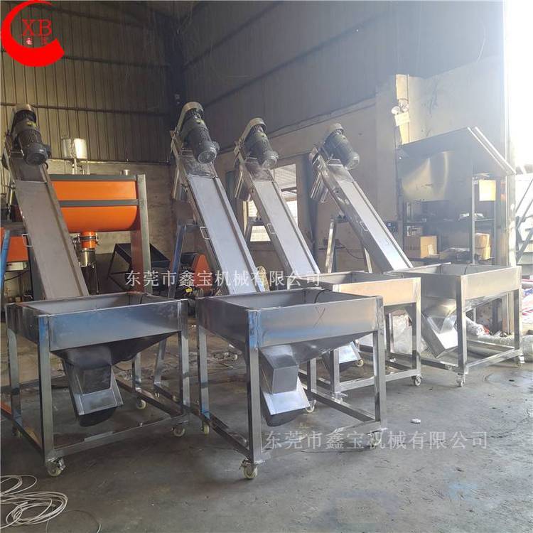 汕頭大管徑U型上料機(jī)不銹鋼螺旋輸送機(jī)粉料提升機(jī)