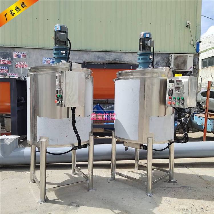 韶關(guān)500L液體攪拌罐電動(dòng)膠水?dāng)嚢柰凹訜釘嚢韫迗D片