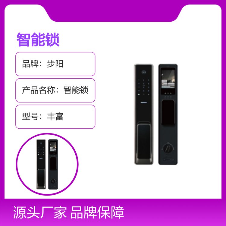 步陽(yáng)智能鎖系列多色可選典雅風(fēng)格公寓適用品牌保障