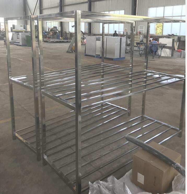 醫(yī)用雙層不銹鋼置物架、衣帽架尺寸承重規(guī)格可定制