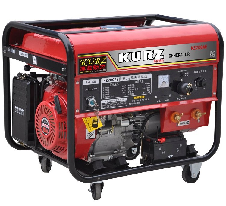 KURZ庫茲300A汽油發(fā)電電焊機(jī)兩用機(jī)焊接平滑低油耗KZ300AE