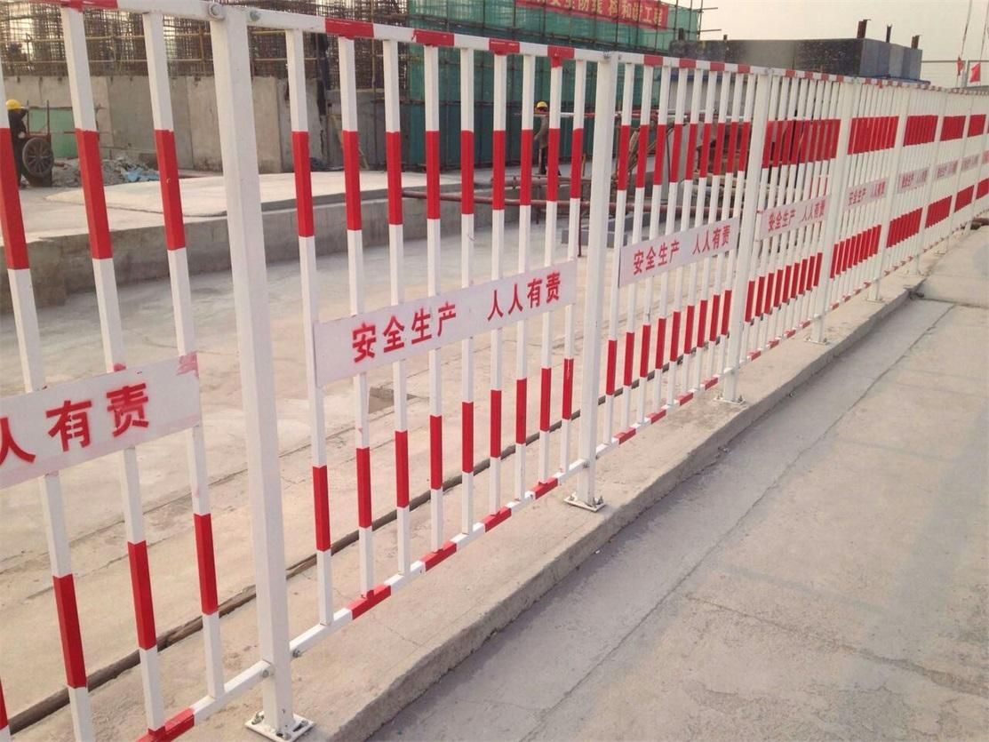 基坑護欄工地施工安全警示隔離柵欄圍欄工程建筑道路臨邊防護欄桿