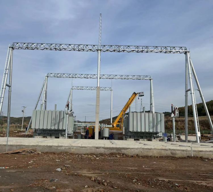 甘肅變電站構(gòu)架專業(yè)工廠，甘肅升壓站構(gòu)架，風(fēng)電場(chǎng)構(gòu)支架光伏構(gòu)架