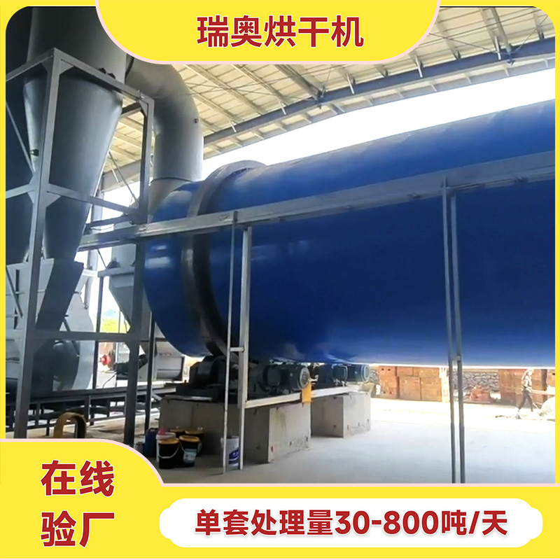 瑞奧大型雞糞干燥機豬糞烘干機鴿子糞烘干廠家