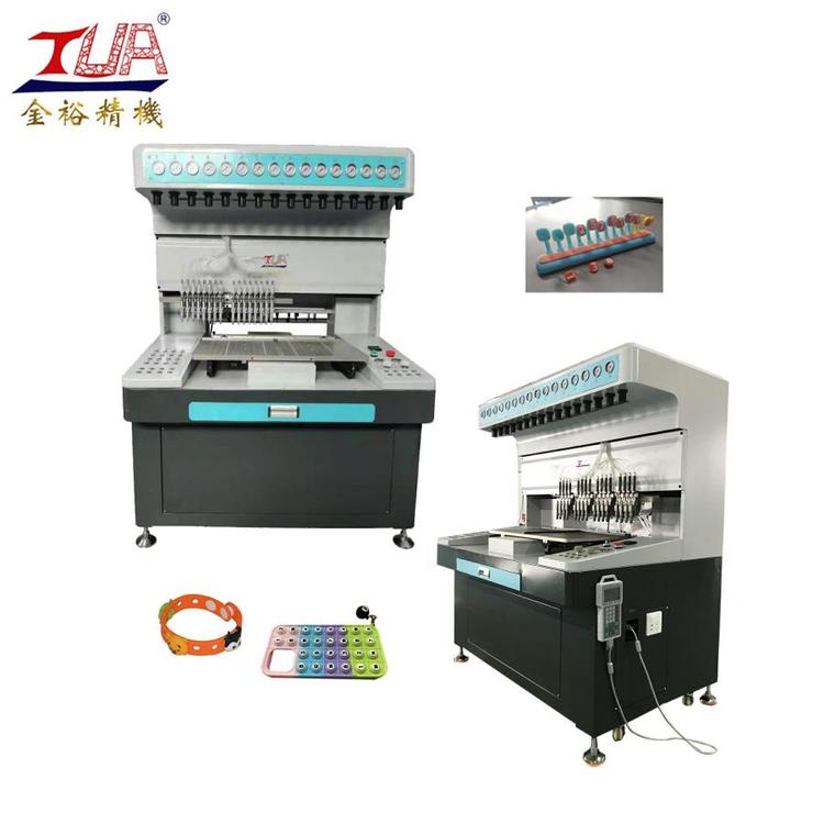 自動PVC滴塑機硅膠玩具精密點膠機適用PVC商標(biāo)公仔商標(biāo)等制作