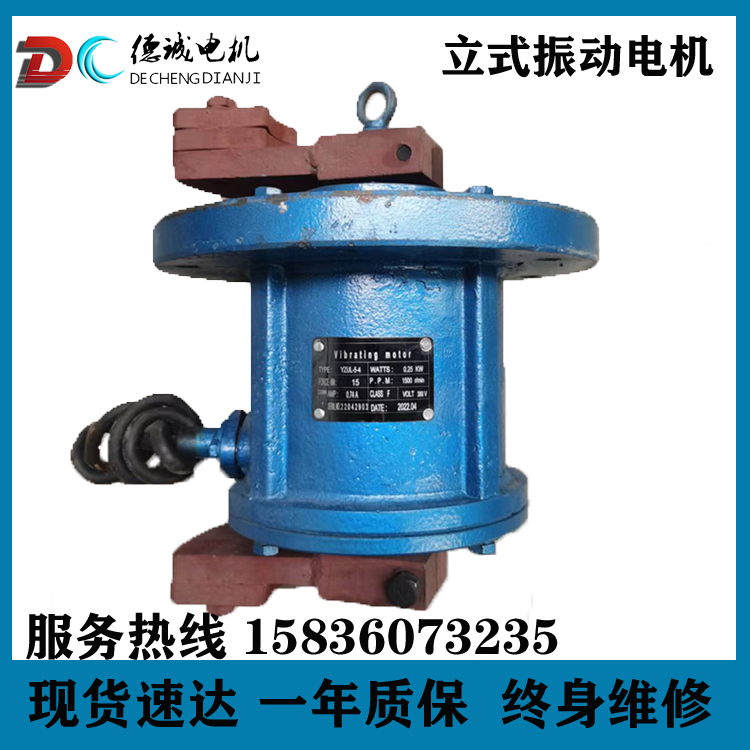 德誠立式振動電機超聲波旋振動篩拋光機專用震動馬達YZSL-30-4