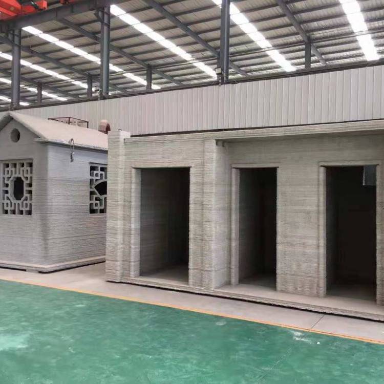 太空灰混凝土3D打印公共設(shè)施智能制造建筑技術(shù)
