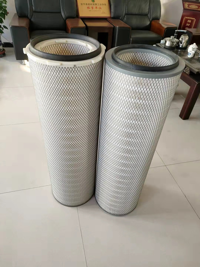 3290自潔式鋼廠制氧空分進氣室除塵濾芯電廠專用灰塵反吹工業(yè)濾筒