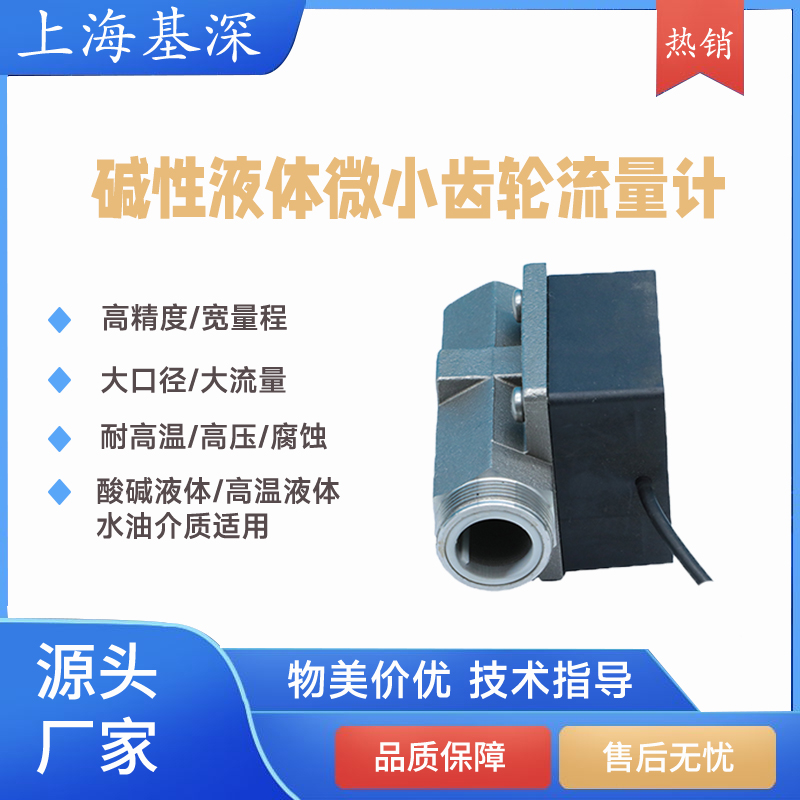 堿性液體齒輪流量計國產(chǎn)塑料材質(zhì)高精度堿性液體流量測量性能穩(wěn)定