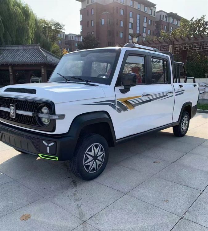 迷你版低速代步車拉貨家用充電四輪車50碼全封閉皮卡車
