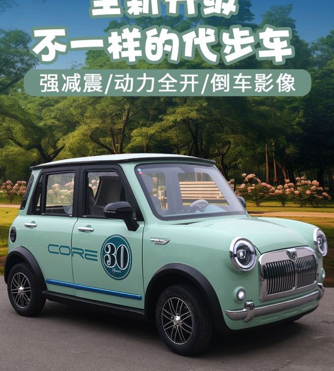 老頭樂(lè)電動(dòng)四輪車(chē)大g新能源電動(dòng)車(chē)女式小型四輪